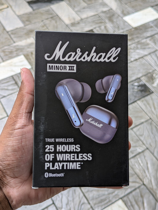 Marshall Imported quality Earbuds ( Blue)