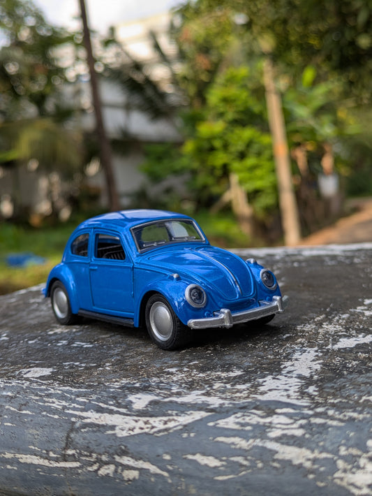 Hot Wheels/Die Cast Beetle Model Metal And Plastic Mix Body ( Blue )