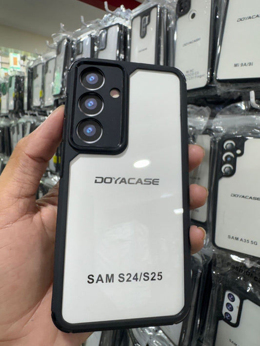 Doya Case With Camera Protection Ring Transparent Case