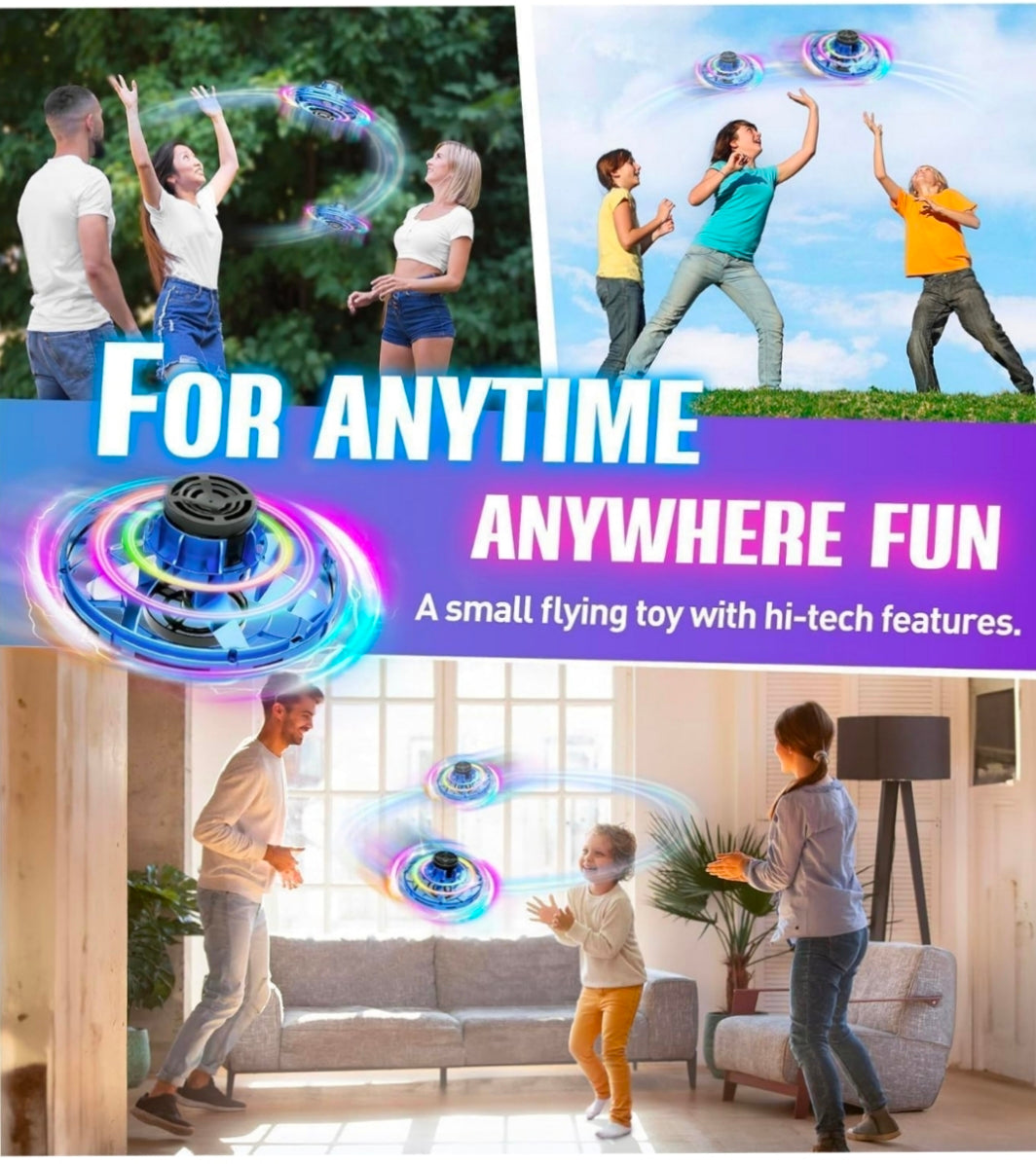UFO Fingertip Upgrade Flight Gyro Flying Spinner Decompression Hand Controlled Boomerang Hover, Flying with Endless Tricks, Cool Toys Gifts for 6+ Year Old Adult and Kids Toy [(Multicolor)]